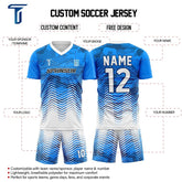 Chevron Custom Team Soccer Jersey Set